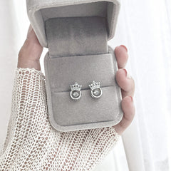 Dancing Stone Tiara Earrings
