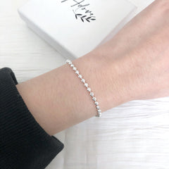 Diamond Cut Beads Bracelet S925 (Promo)