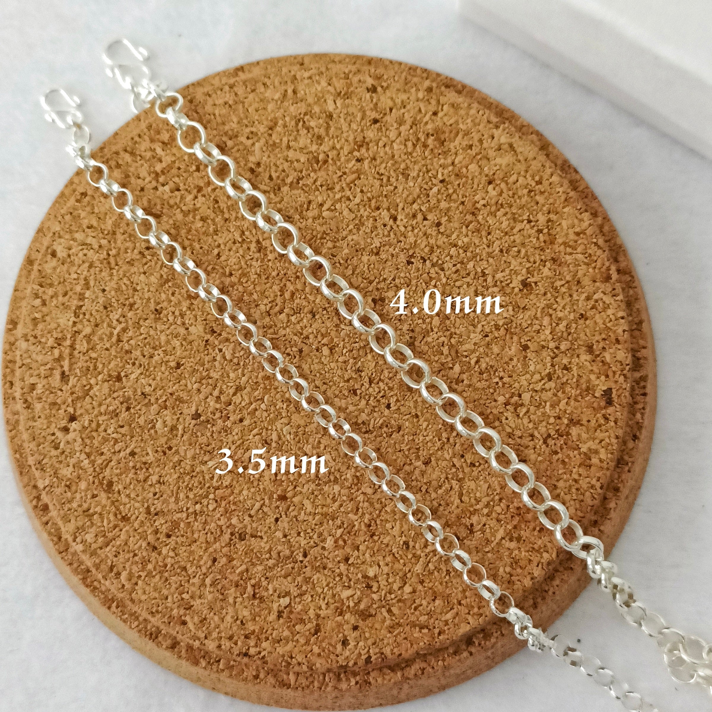 Empty Baby Anklet Chain (4.0mm / 3.5mm)