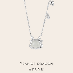 Kaida Jade Dragon Necklace