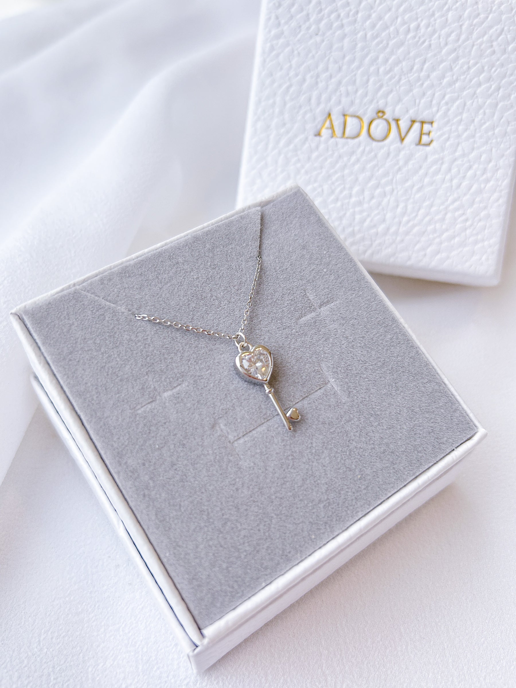 Heart Key Necklace