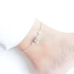 Hearts Abacus Anklet