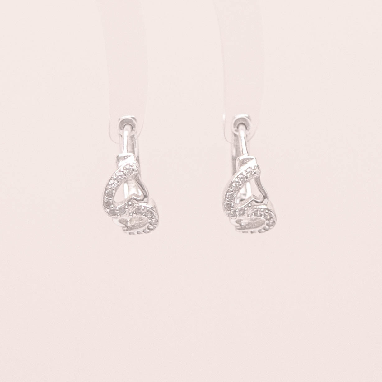 Hearts Huggies Earrings (13mm)