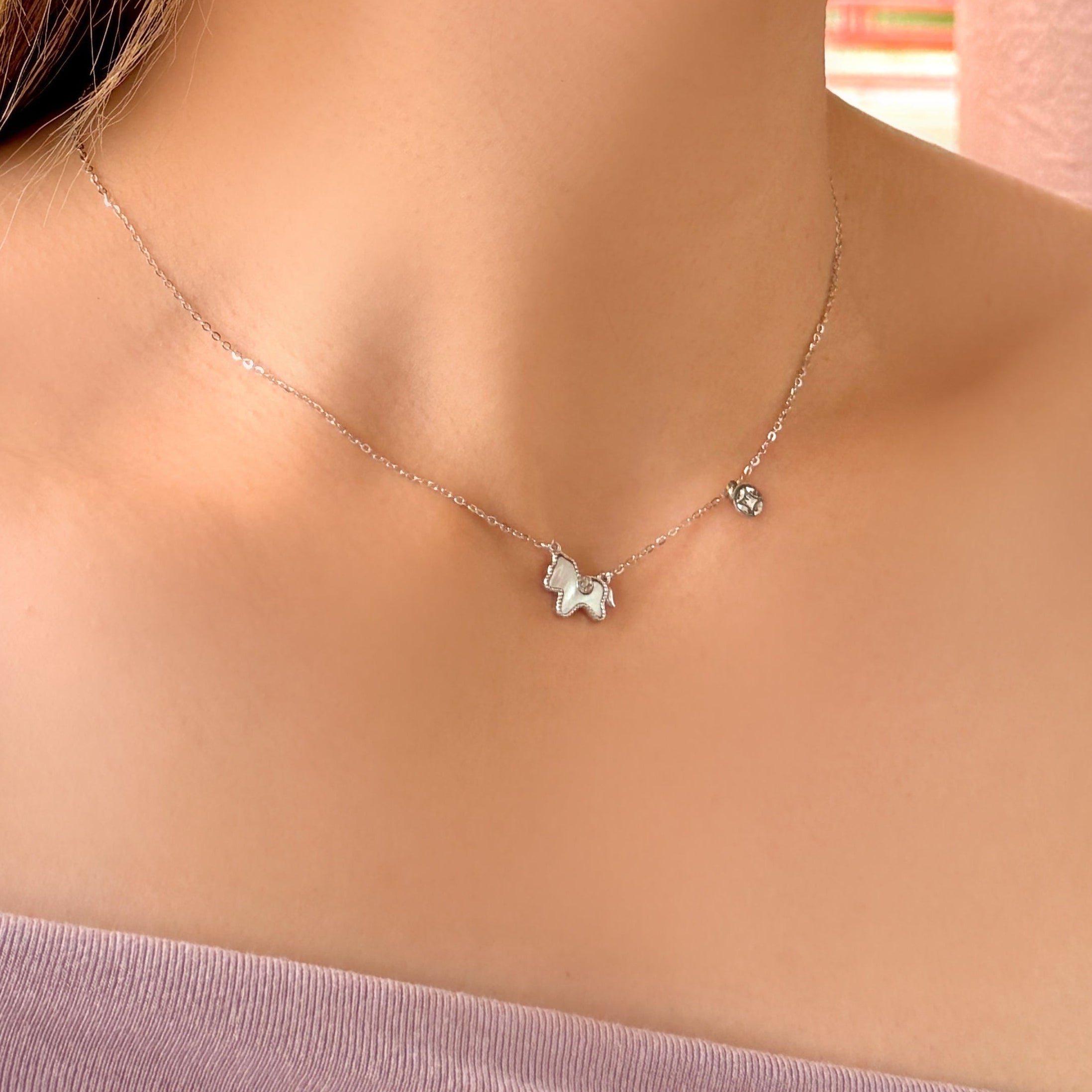 Pearl Fortune Horse Necklace