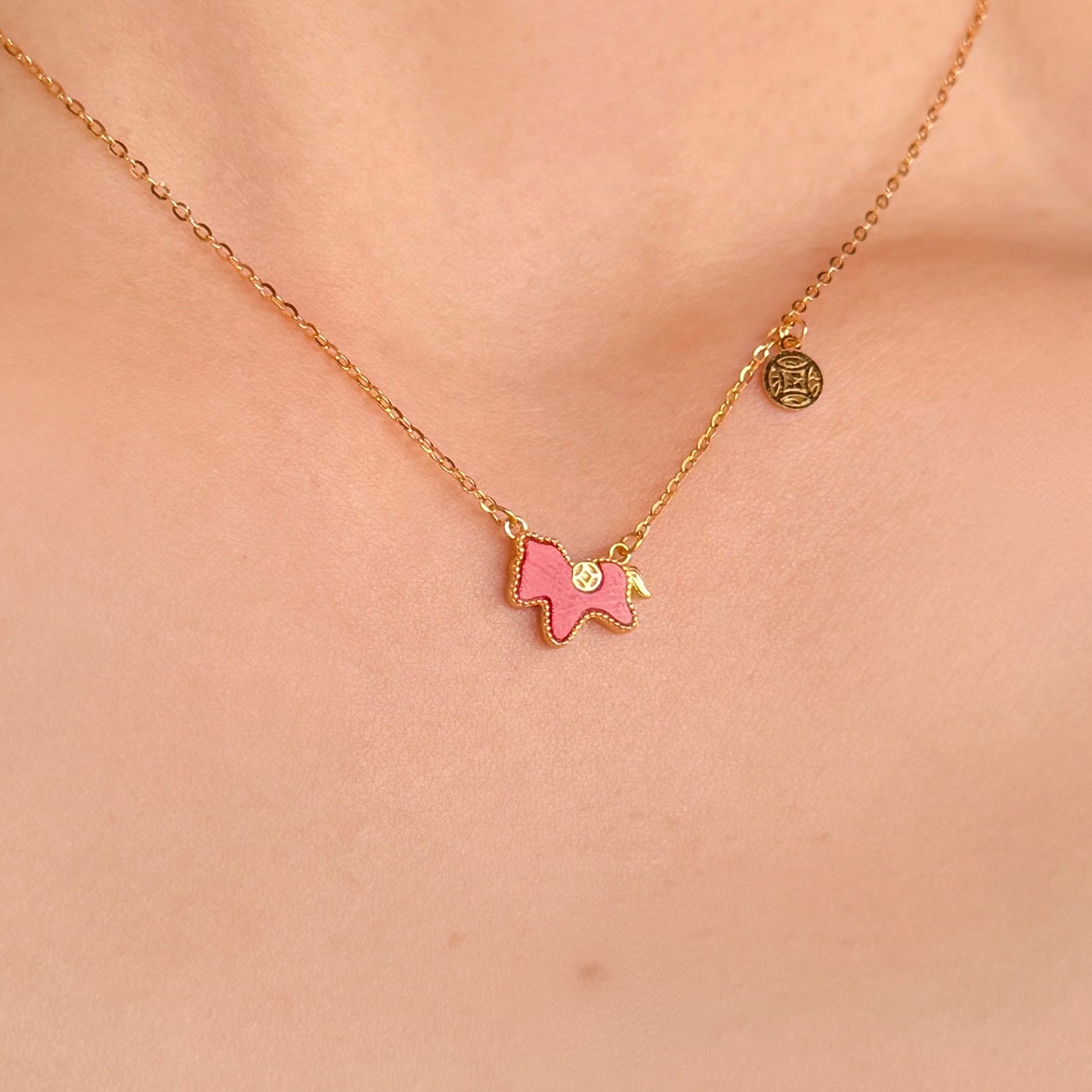 Victory Flame Horse Necklace