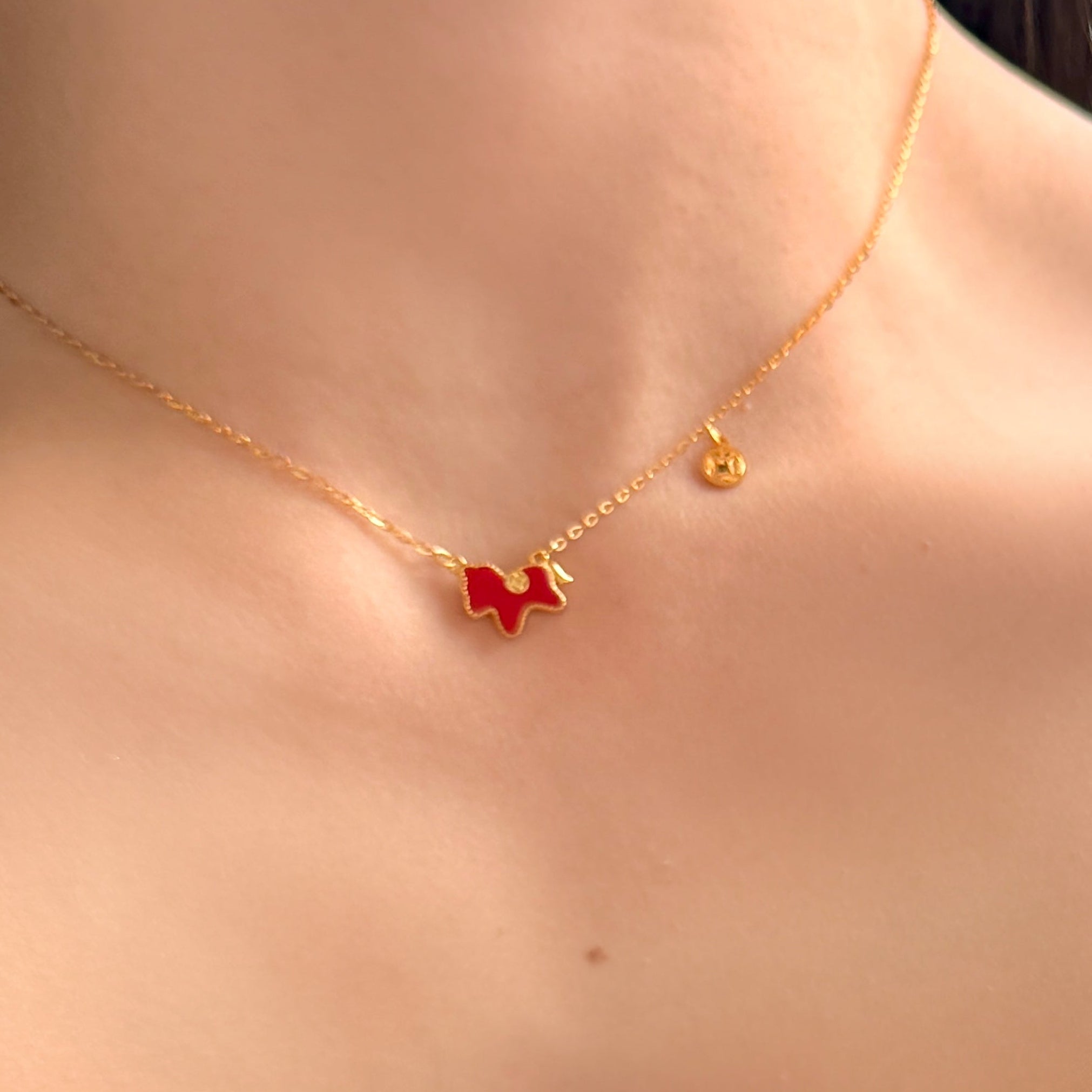 Victory Flame Horse Necklace