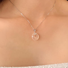 Blessed Button Jade Necklace