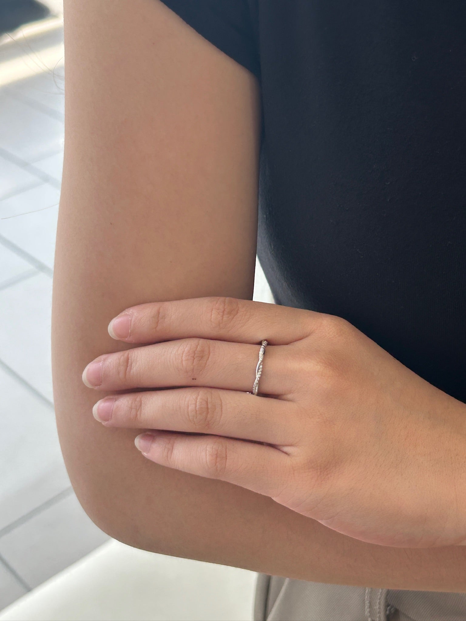 Gemma Twisted Ring