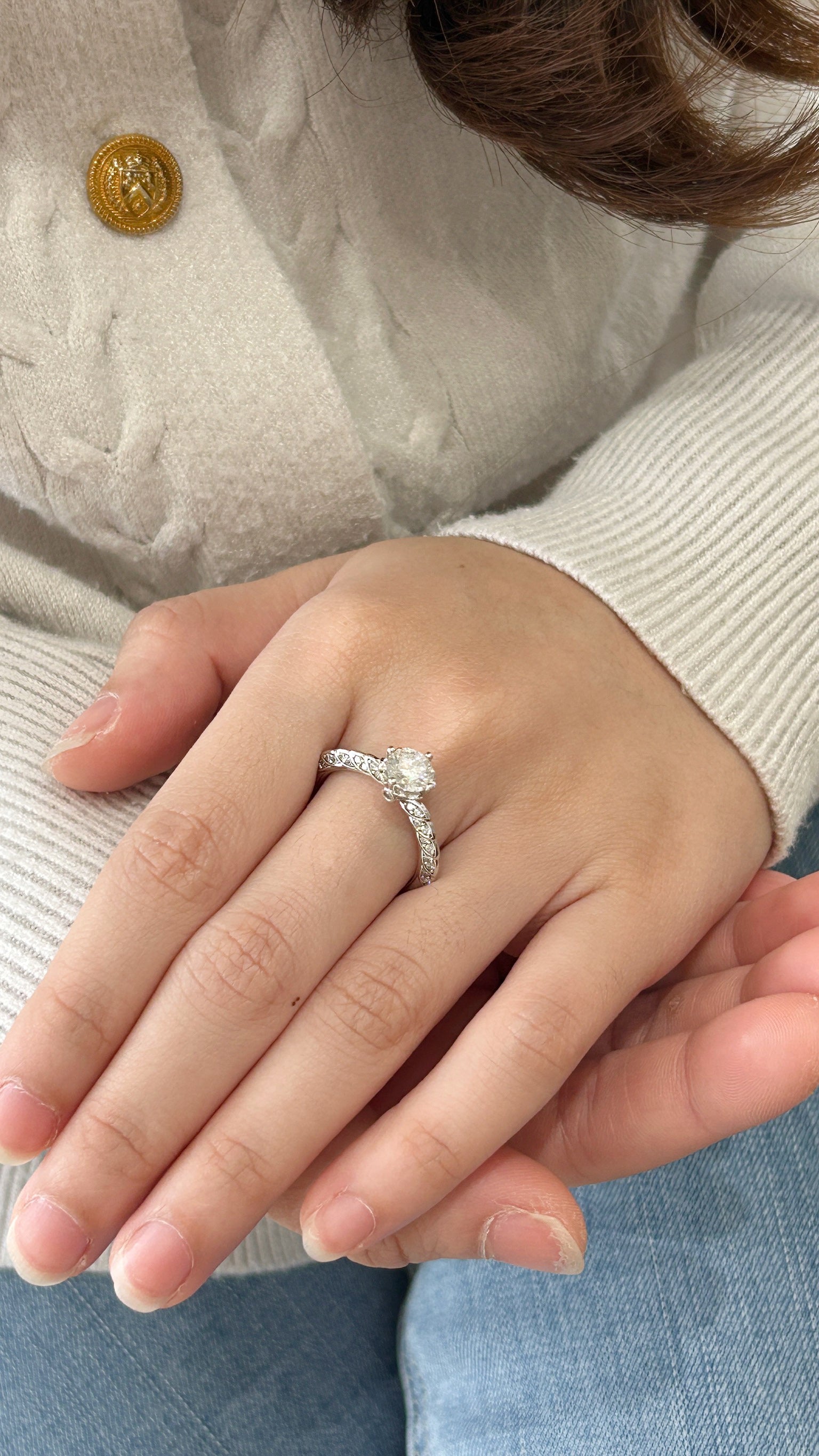 Seraphina Moissanite Ring