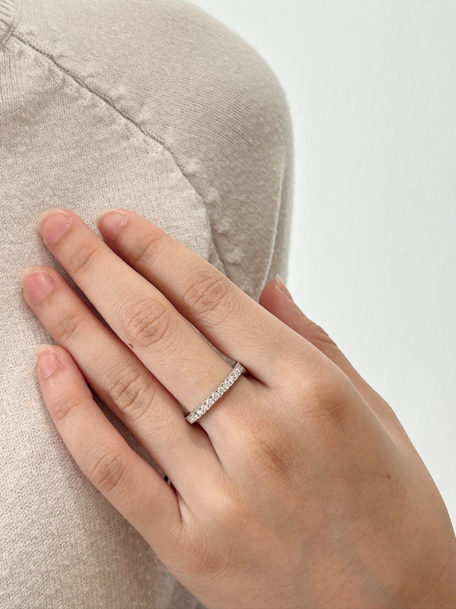Eterna Moissanite Ring