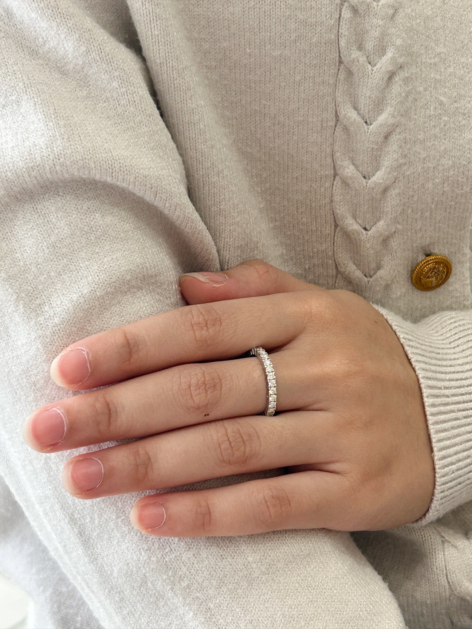 Eterna Moissanite Ring