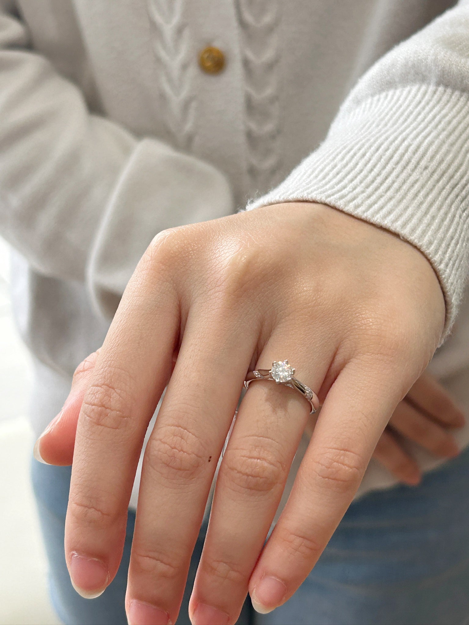 Aria Moissanite Ring