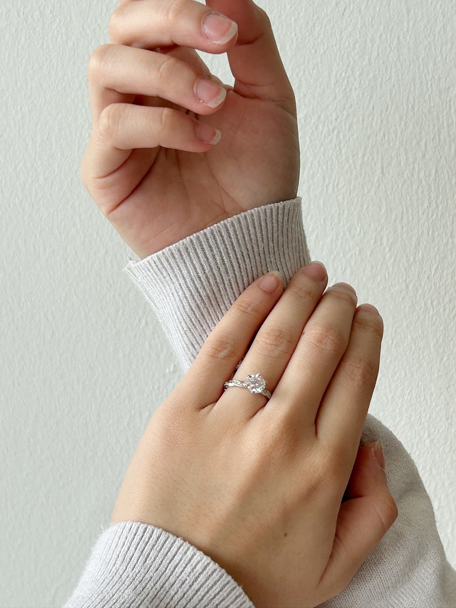 Valencia Moissanite Ring