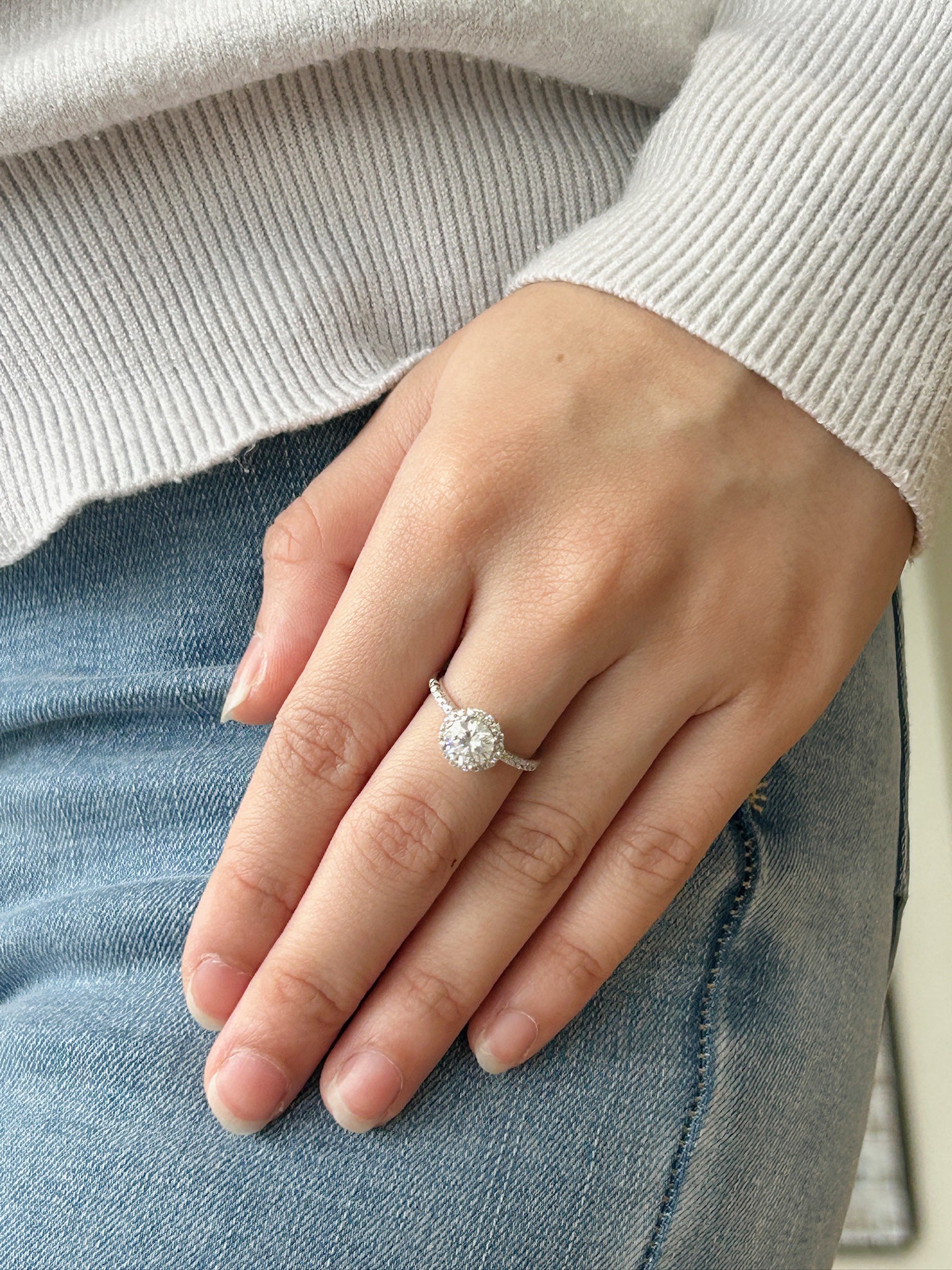 Celestia Moissanite Ring
