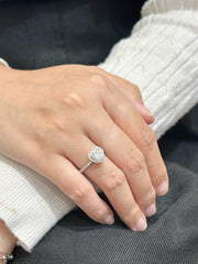 Amora Moissanite Ring