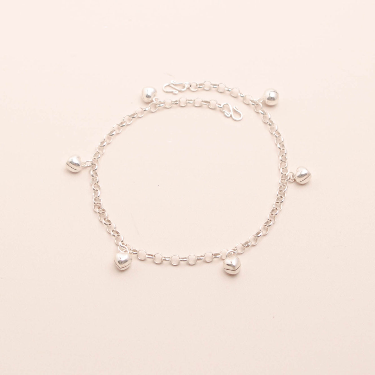 Little Heart Bells Anklet