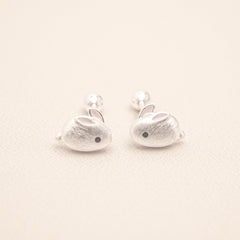 Little Rabbit Screw Stud Earrings