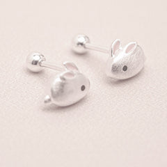 Little Rabbit Screw Stud Earrings