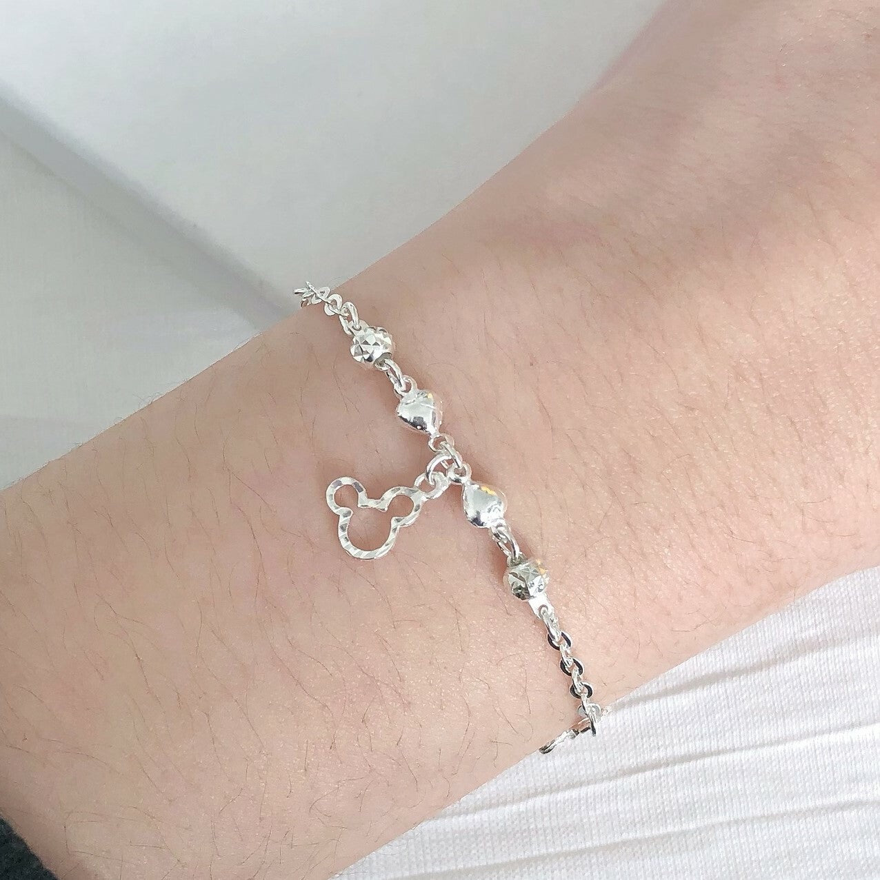 Lovely Mickey Charm Bracelet