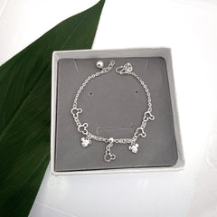 Mixed Mickeys Charm Bracelet