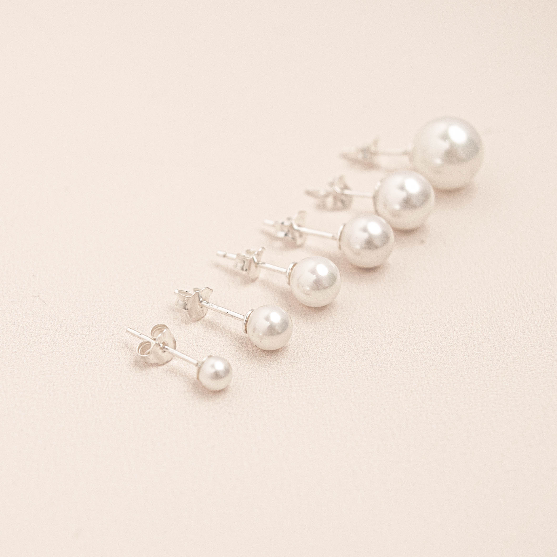 Pearl Stud Earrings