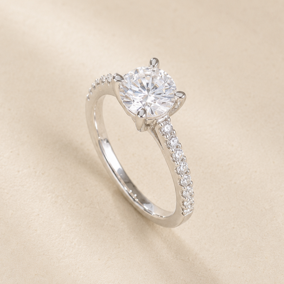 Lunara Moissanite Ring