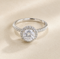 Celestia Moissanite Ring