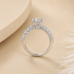 Seraphina Moissanite Ring