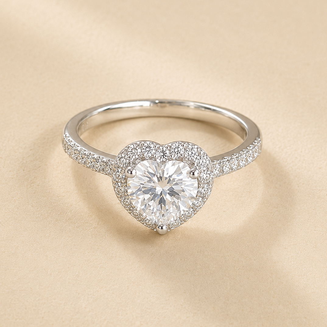 Amora Moissanite Ring