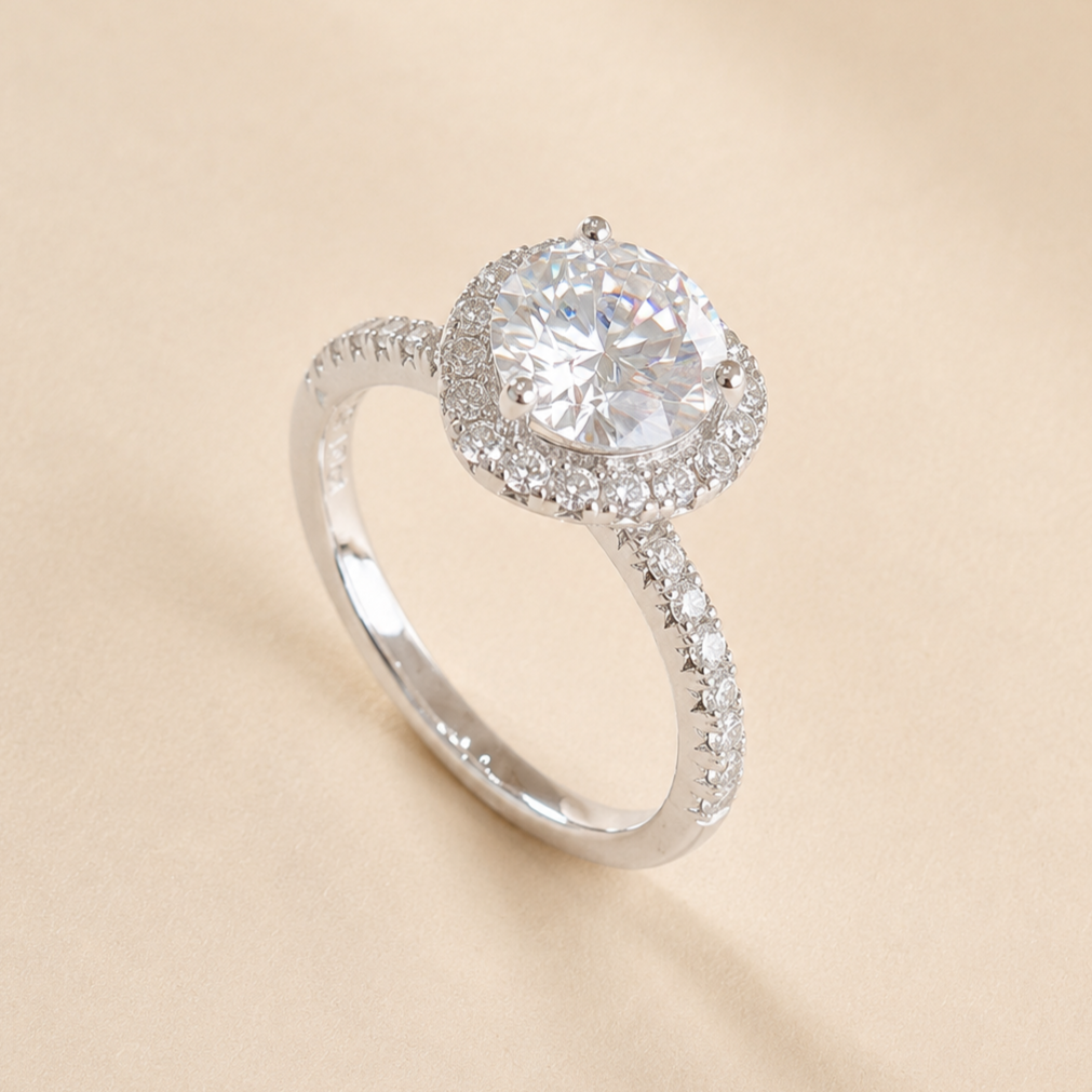 Amora Moissanite Ring