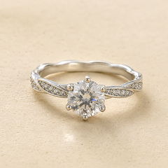 Valencia Moissanite Ring
