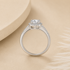 Lumina Moissanite Ring