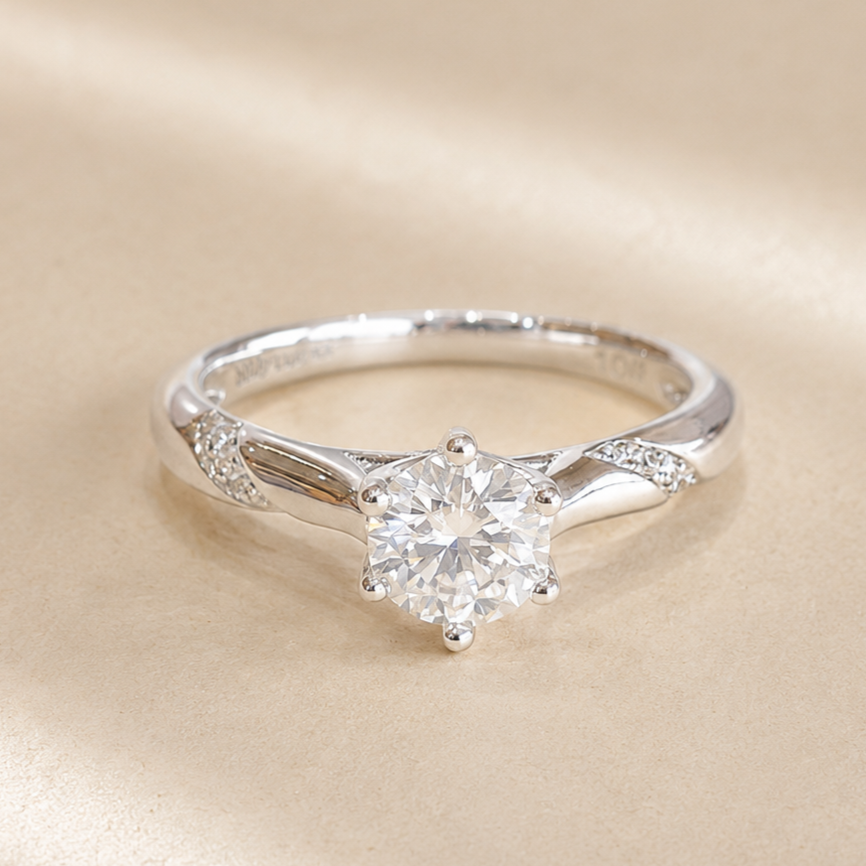 Aria Moissanite Ring