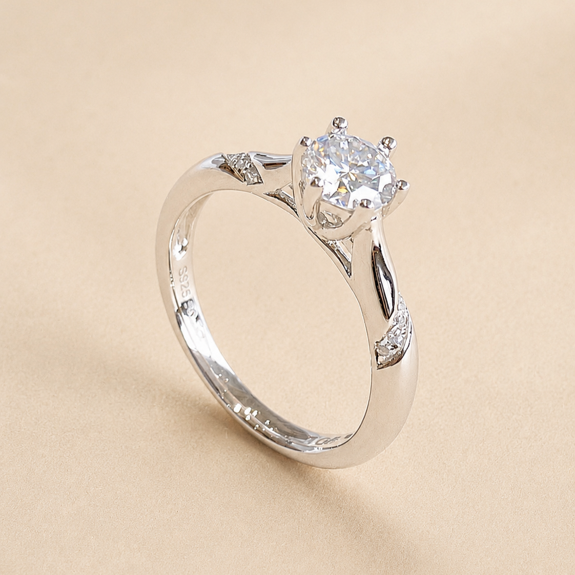 Aria Moissanite Ring