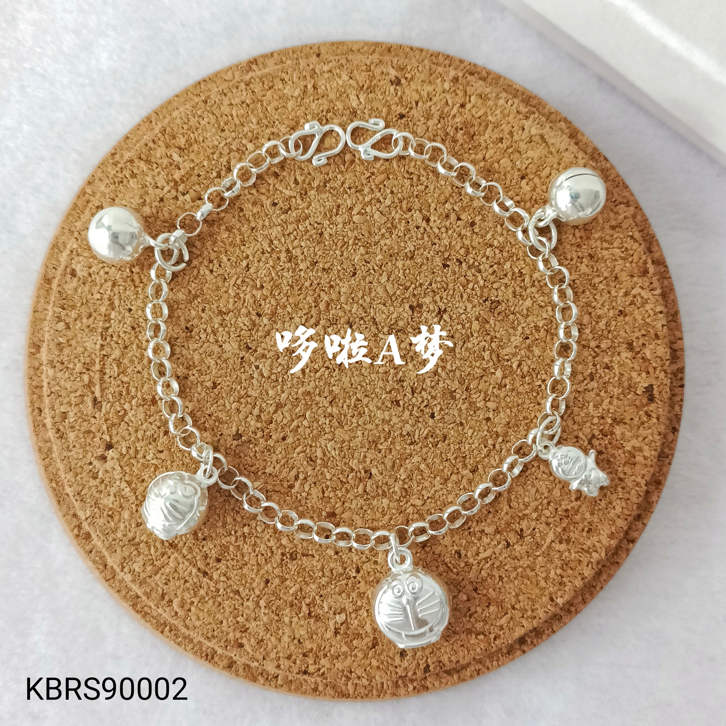 S990 3D Triple Doraemon Baby Anklet / Bracelet
