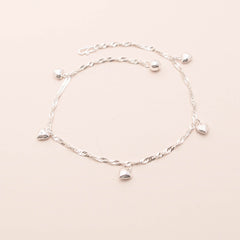 Spiral Chain Love Anklet