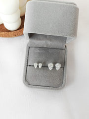 Tear Drop Stud Earrings