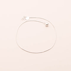 Thin Smooth Snake Chain Anklet