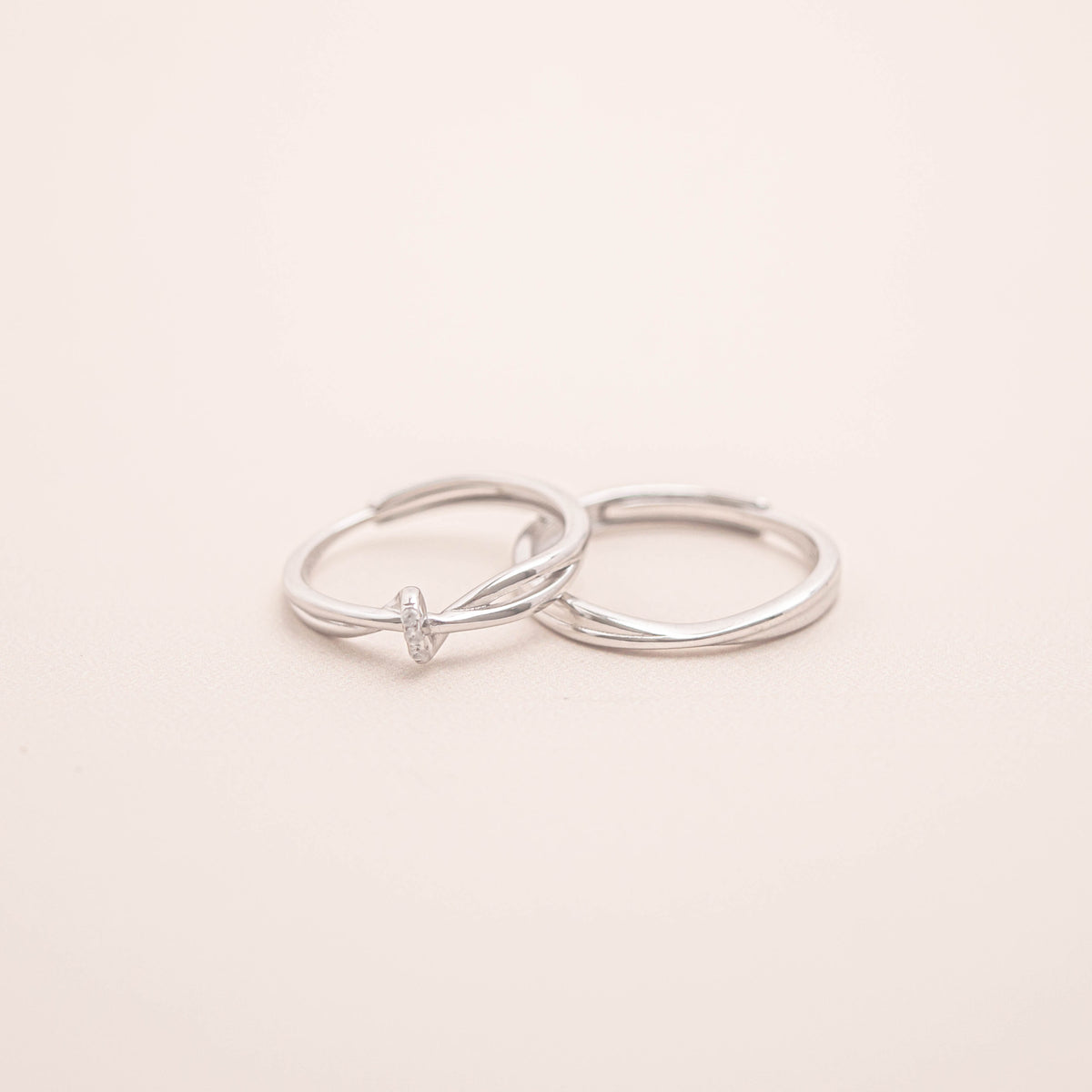 Tied Knots Couple Ring