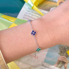 Valeria Clover Charm Bracelet