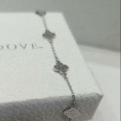 Crush Ice Clover Bracelet