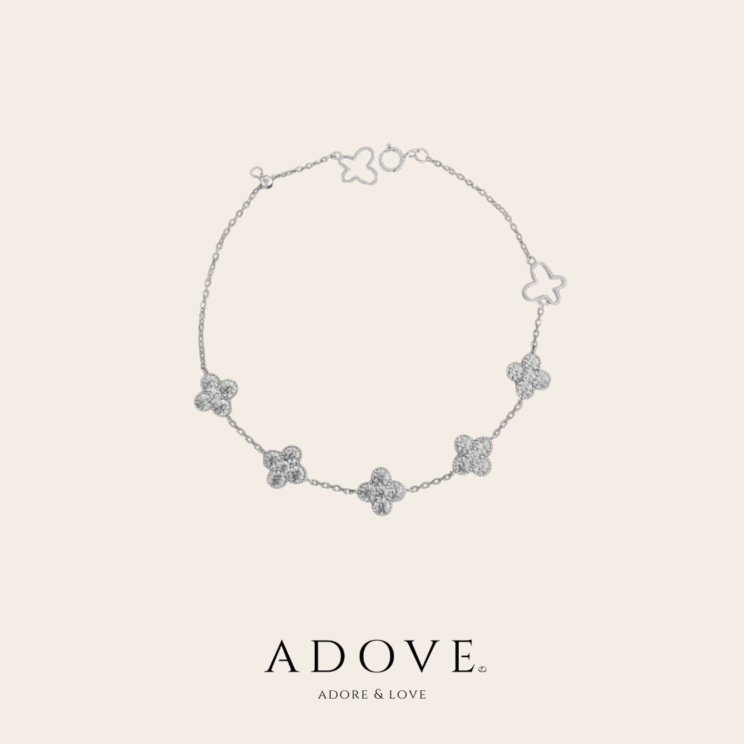 Butterfly Clover Bracelet