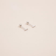 Mini Rigel Barbell Earrings