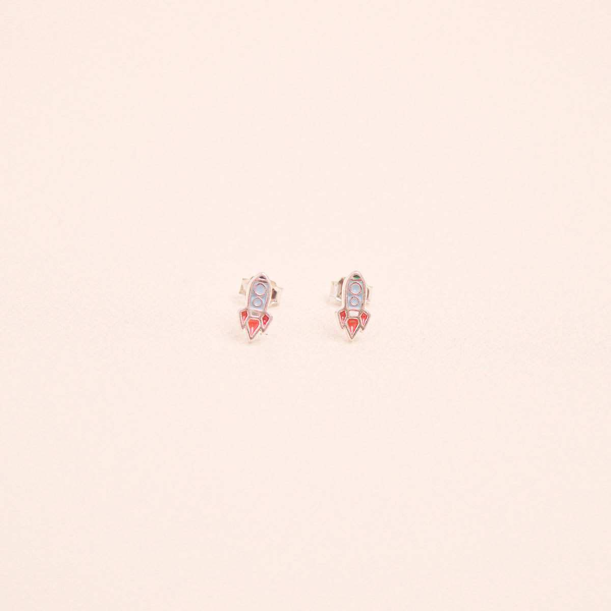 Rocket Ship Stud Earrings