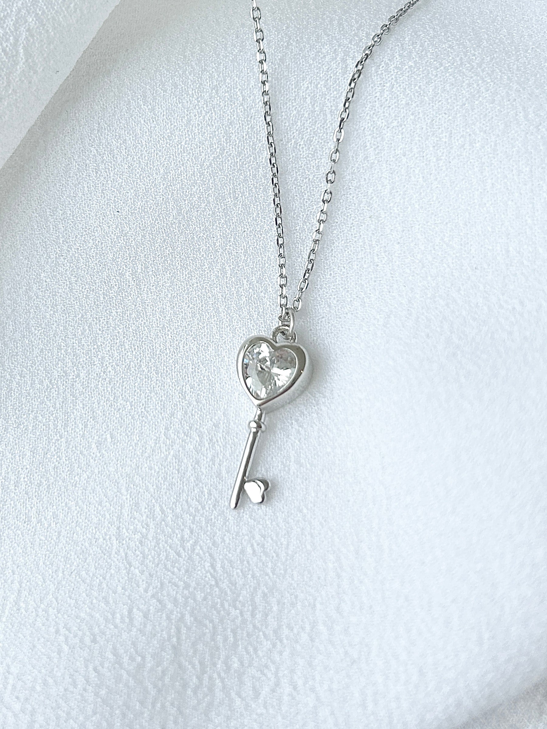 Heart Key Necklace