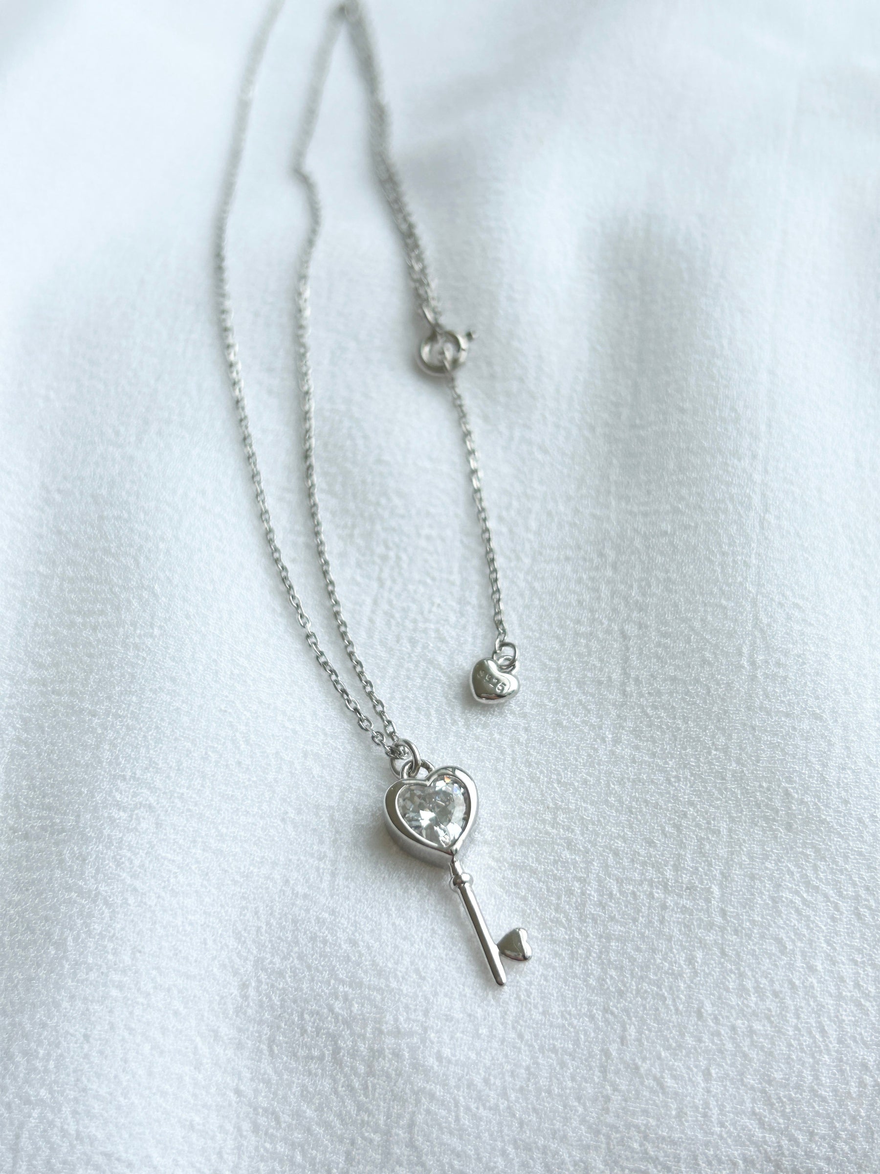 Heart Key Necklace