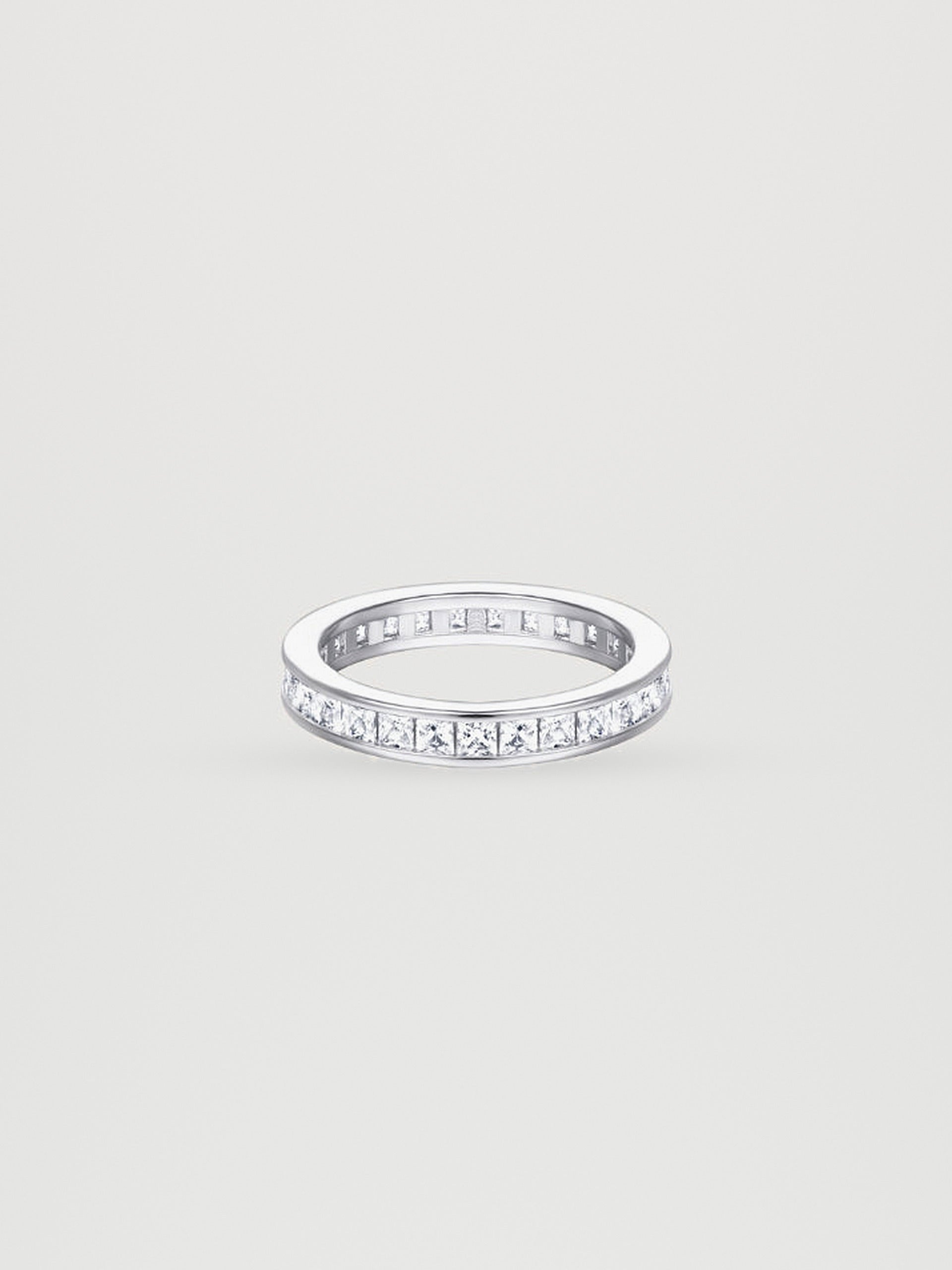 Shelby Channel Band Ring - front view
