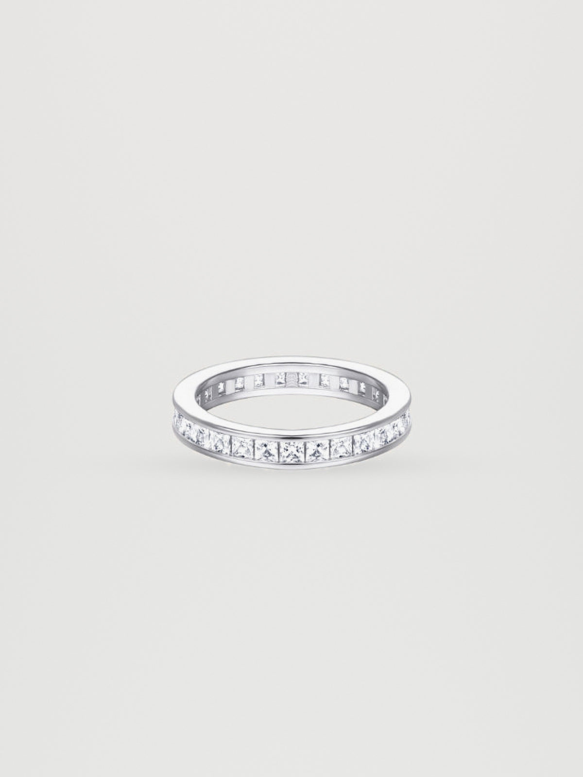 Shelby Channel Band Ring - front view